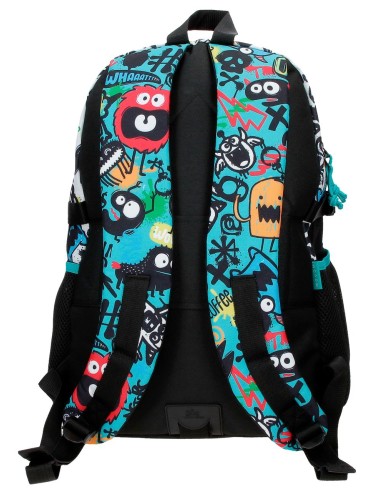 MOCHILA ADAP. 45CM 2C. MOVOM MONSTERS
